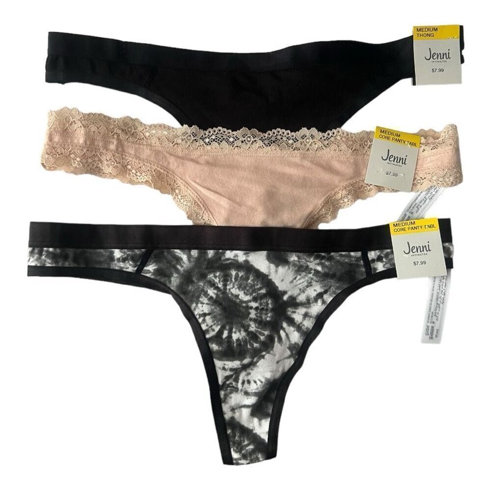 Jenni Thongs 3 Pieces Sz M